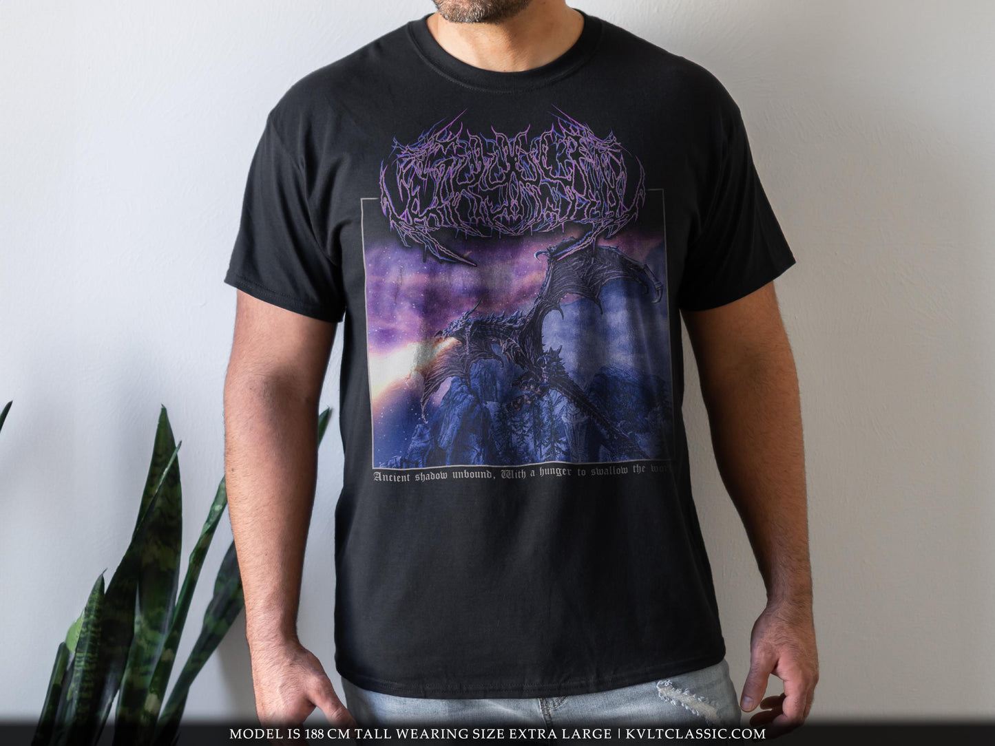 Skyrim 'Alduin' Metal Video Game T-Shirt