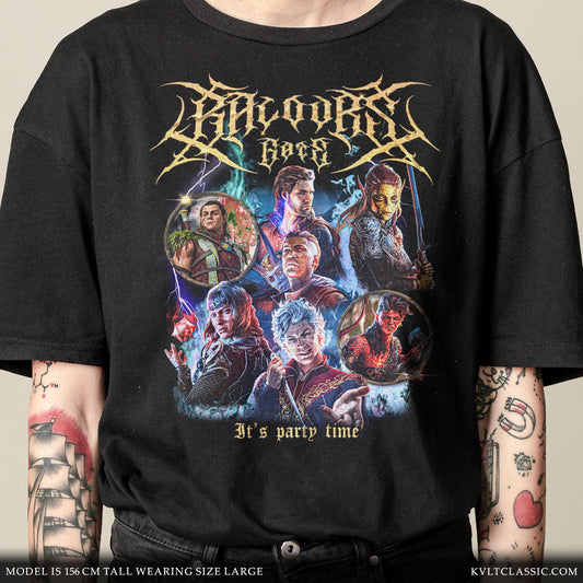 Baldur's Gate 3 'Party' Metal Video Game T-Shirt