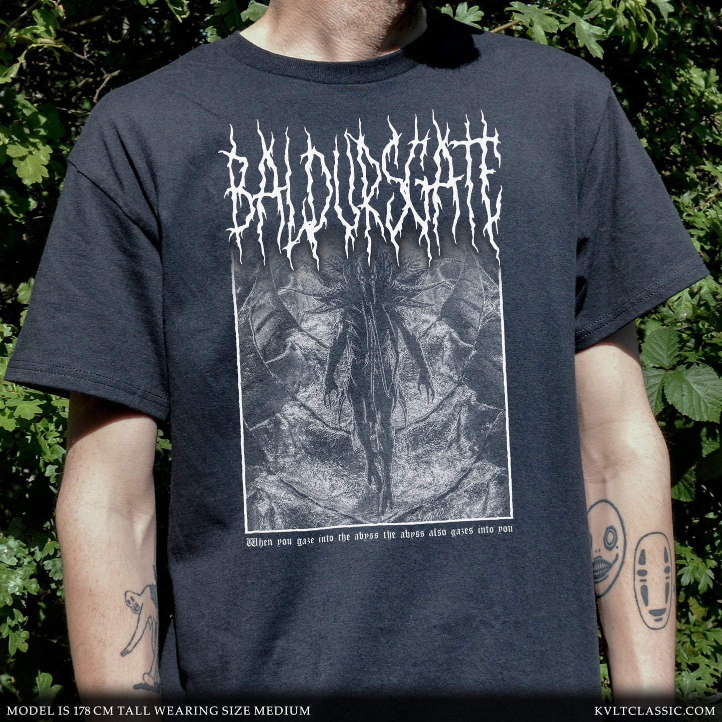Baldurs Gate 3 'Mindflayer' Metal Video Game T-Shirt