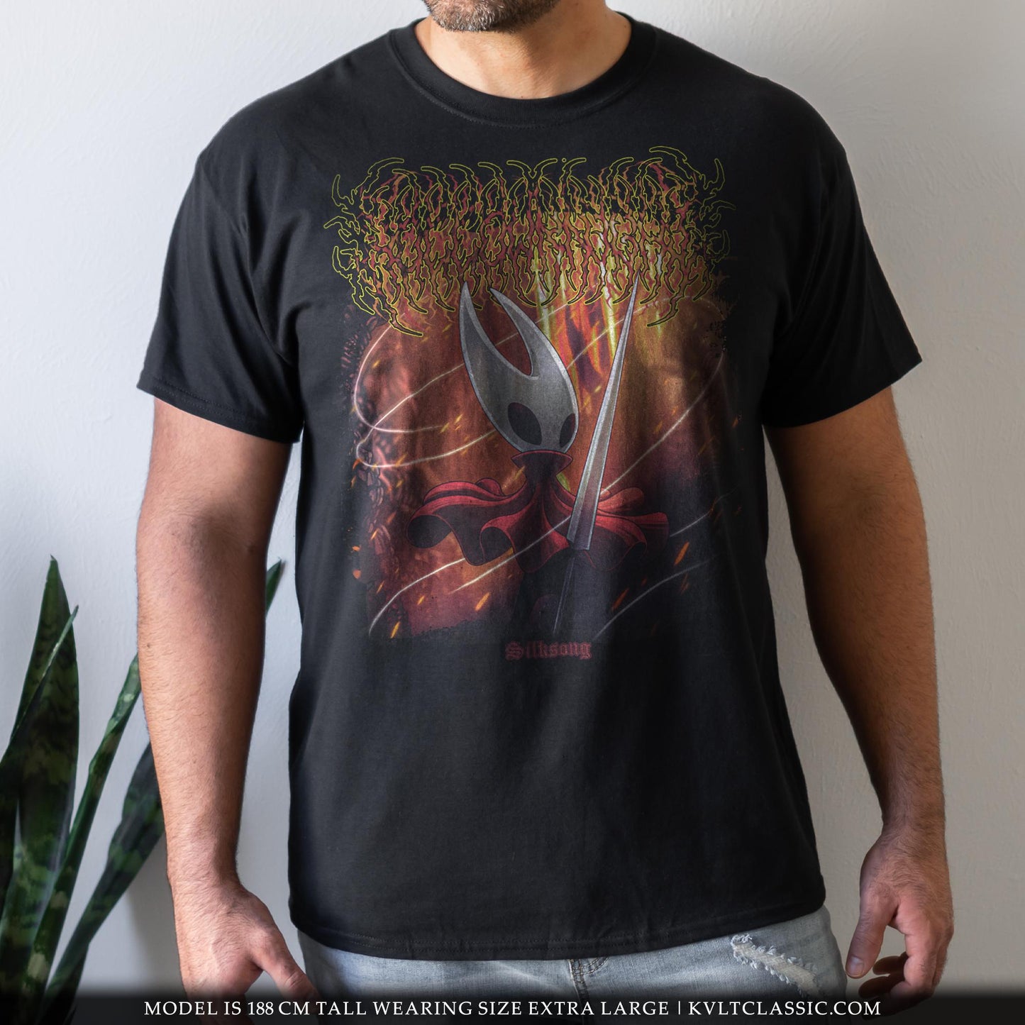 Hollow Knight 'Silksong' Metal Video Game T-Shirt