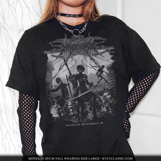NieR: Automata' Metal Video Game T-Shirt
