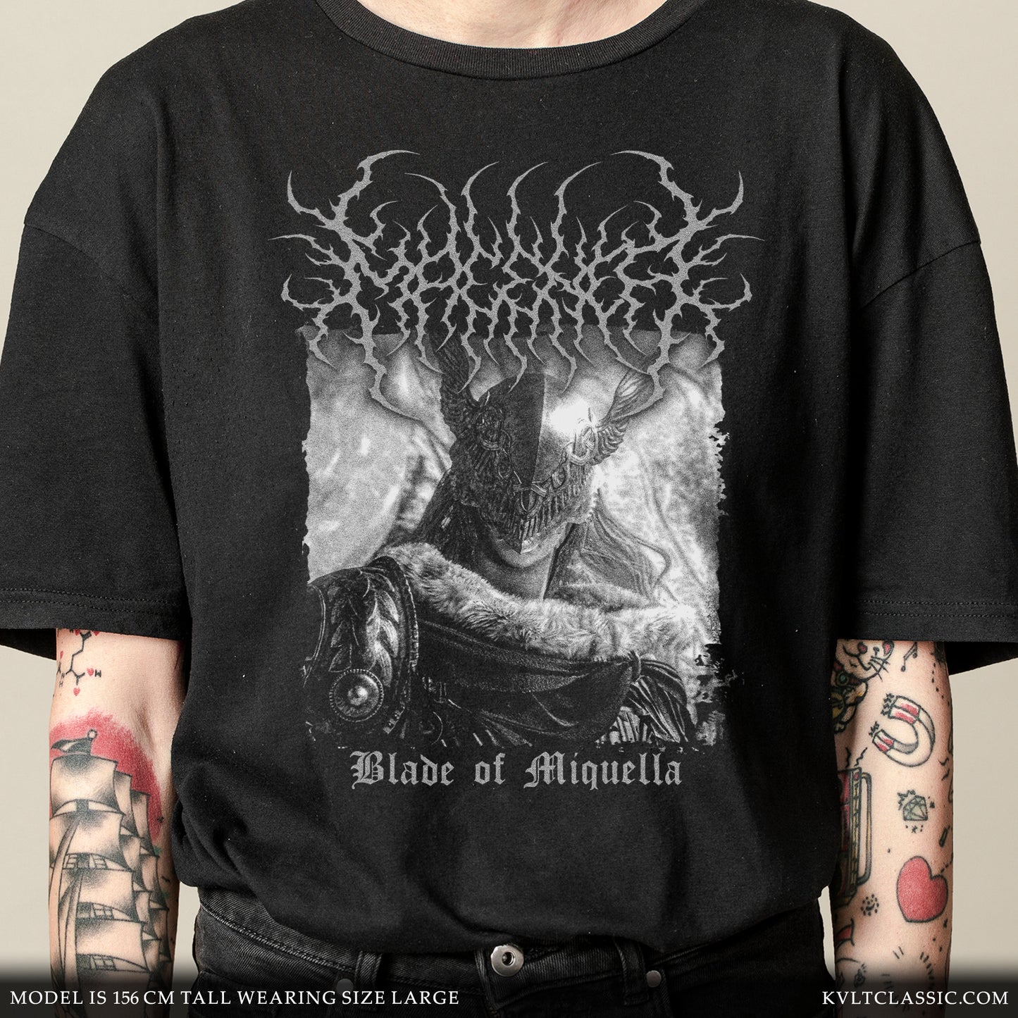 Elden Ring 'Malenia' Metal Video Game T-Shirt