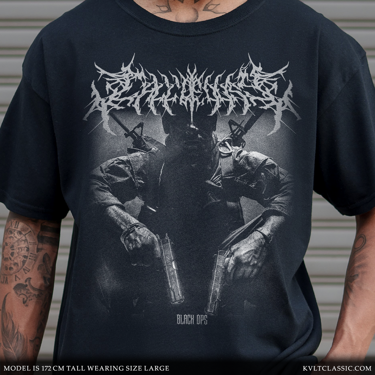 Call of Duty 'Black Ops' Metal Video Game T-Shirt