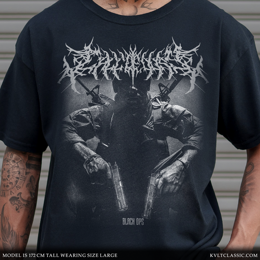 Call of Duty 'Black Ops' Metal Video Game T-Shirt