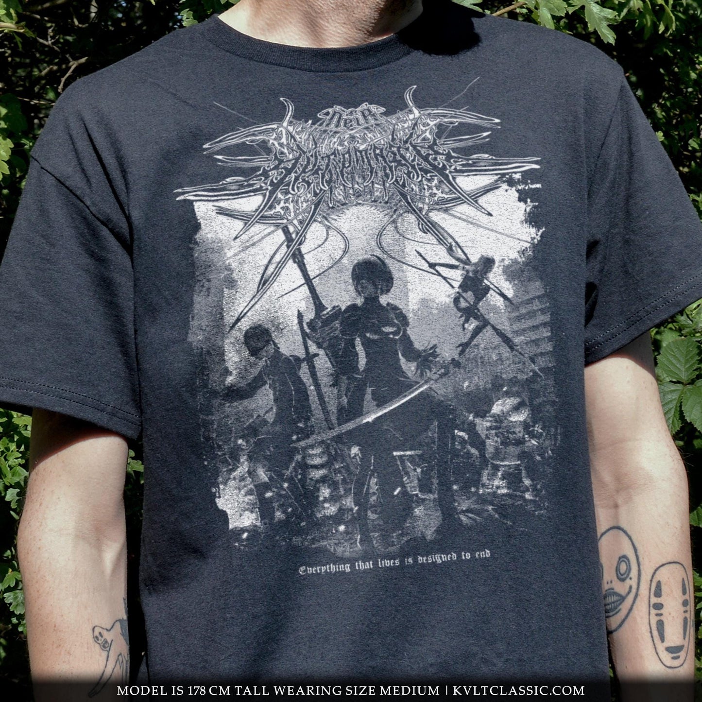 NieR: Automata' Metal Video Game T-Shirt