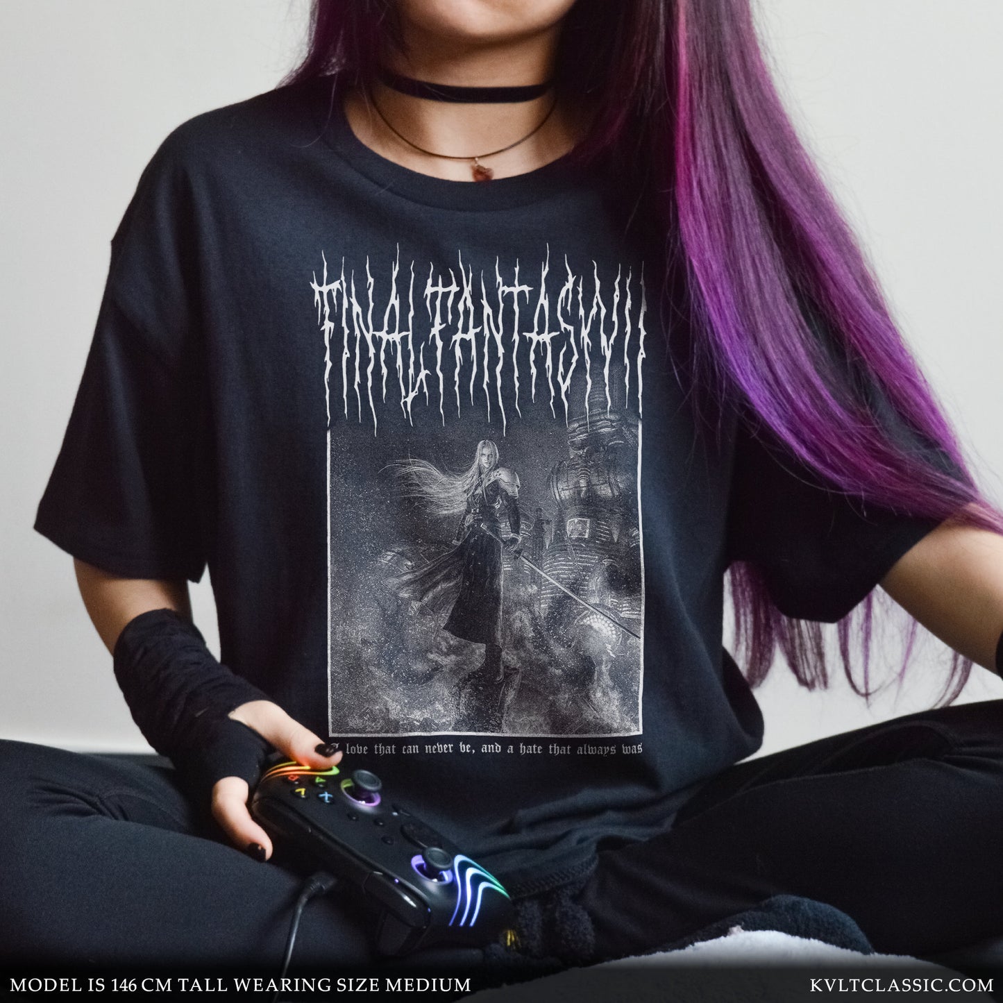 Final Fantasy VII 'Sephiroth' Metal Video Game T-Shirt
