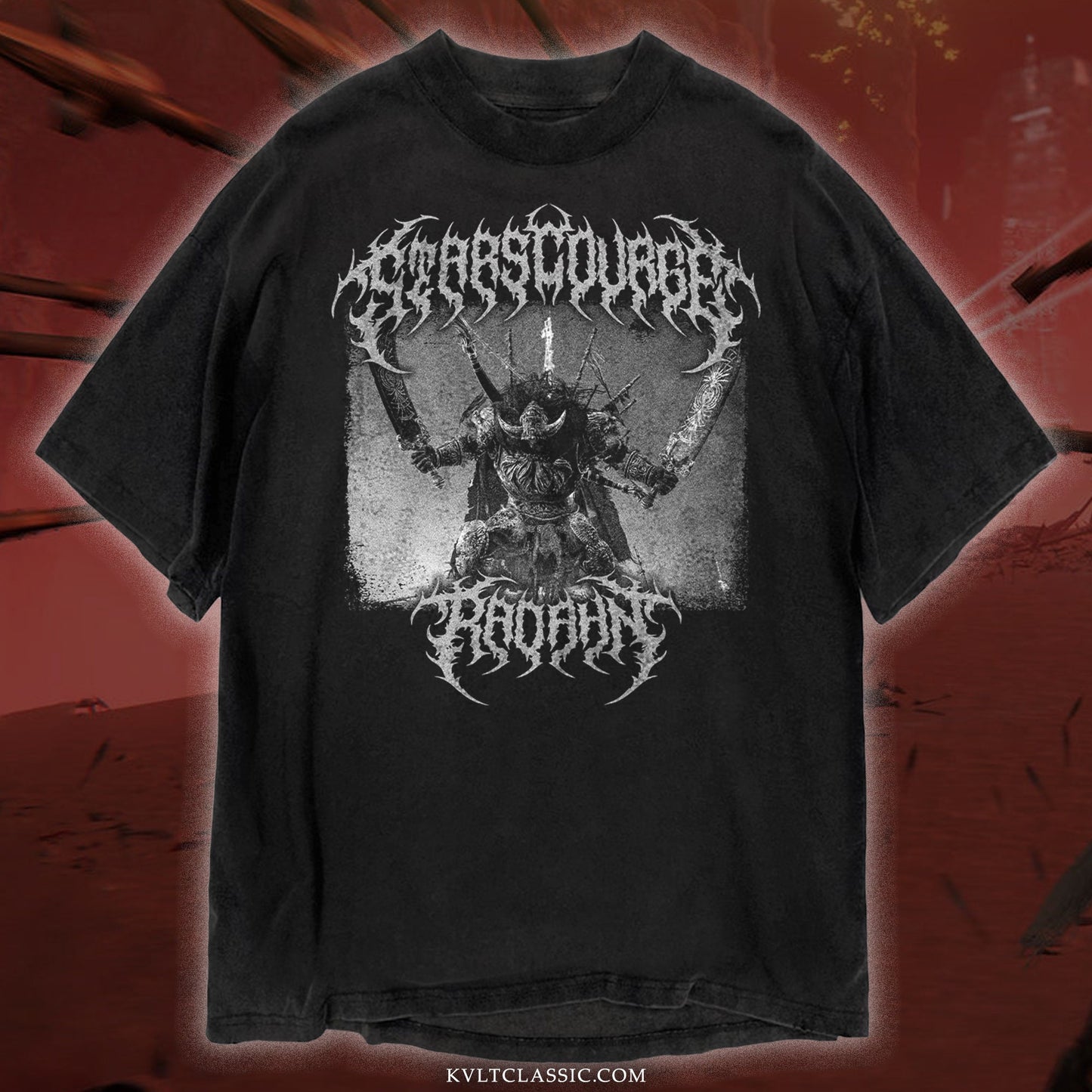 Elden Ring 'Radahn' Metal Video Game T-Shirt