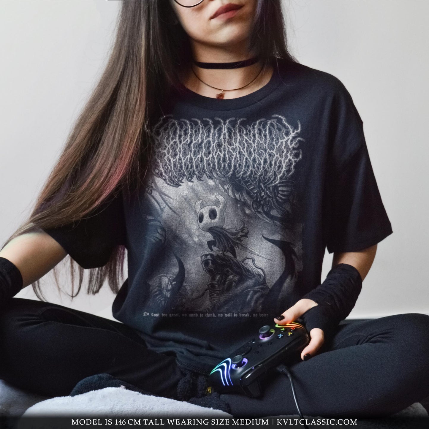 Hollow Knight' Metal Video Game T-Shirt