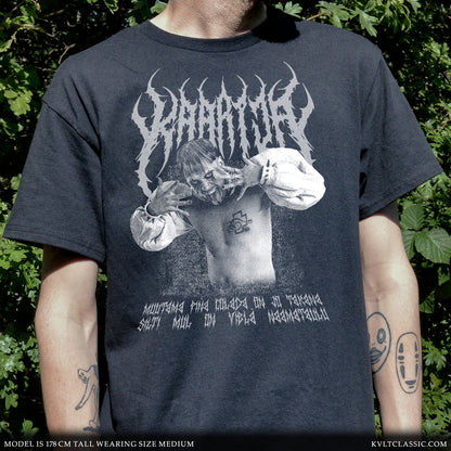 Kaarija 'Eurovision 2023' Metal Band T-Shirt - Black & White