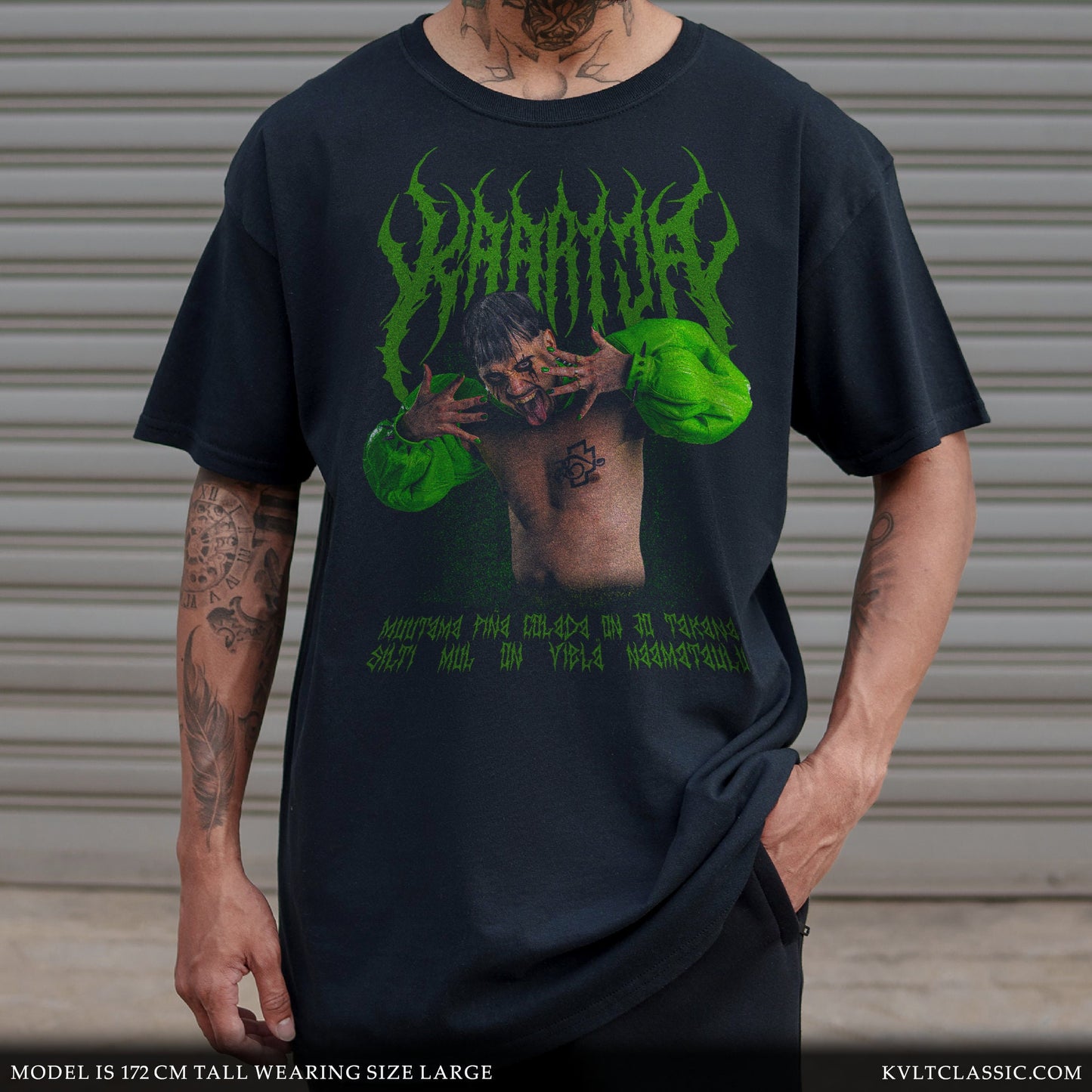 Kaarija 'Eurovision 2023' Metal Band T-Shirt - Colour