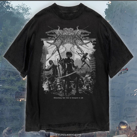 NieR: Automata' Metal Video Game T-Shirt
