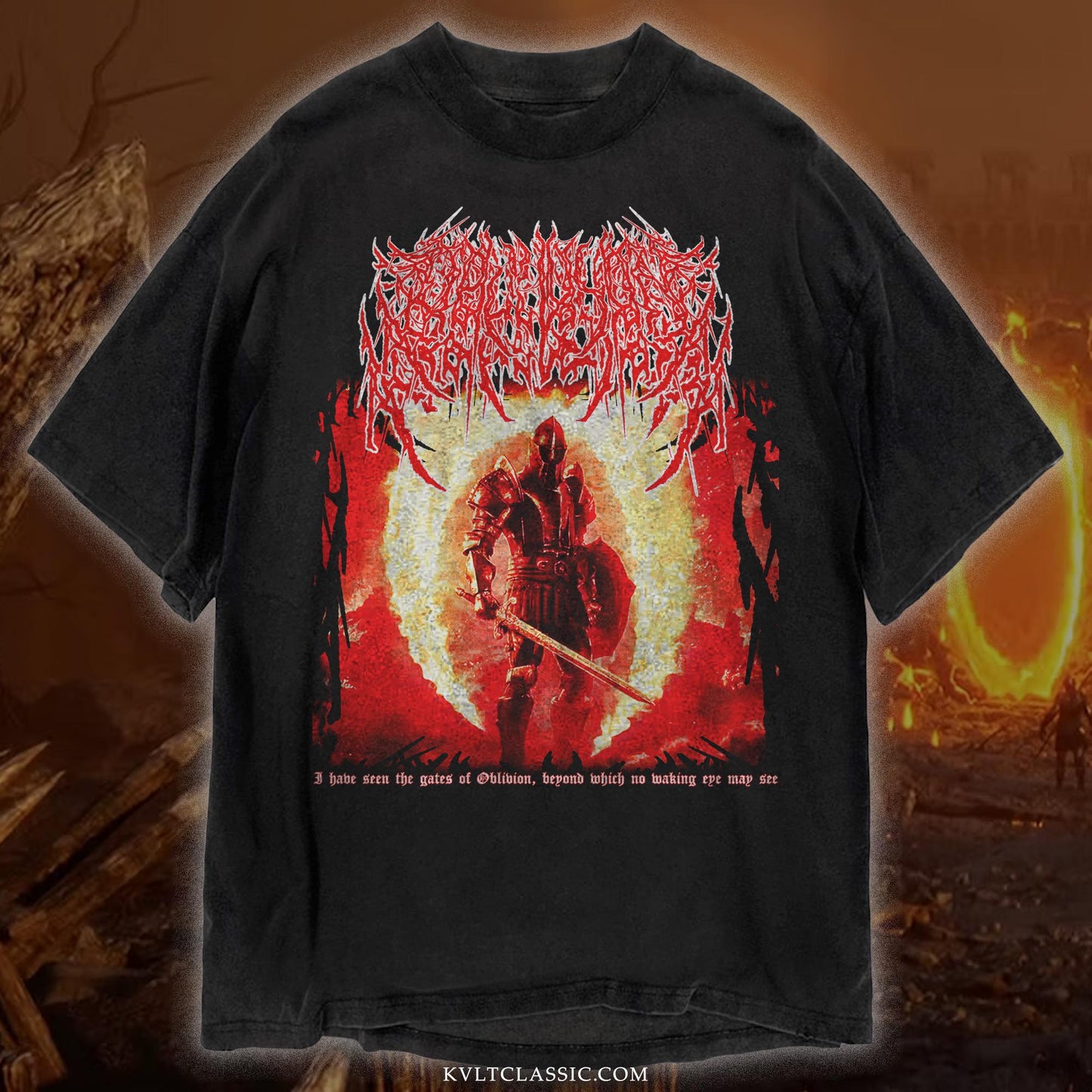 Elder Scrolls 'Oblivion' Metal Video Game T-Shirt