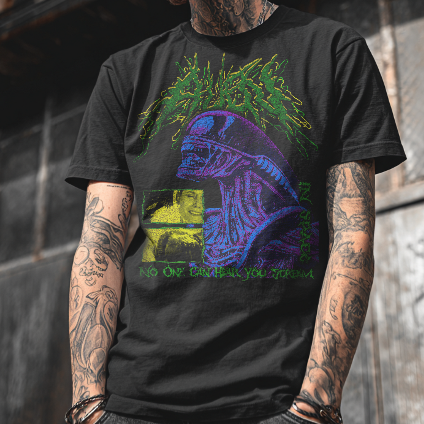 Alien Metal Band T-Shirt