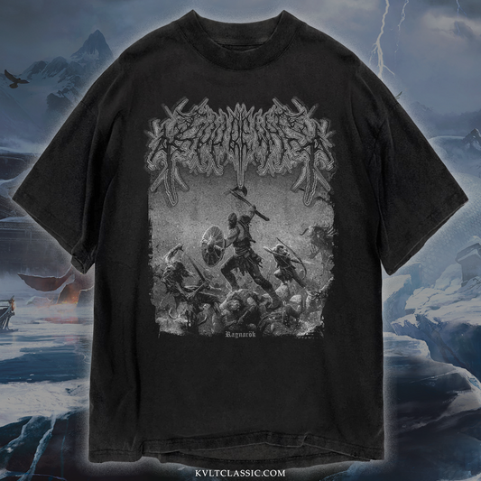 God Of War 'Ragnarök' Metal Video Game T-Shirt