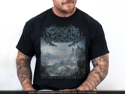 Skyrim 'Black Wings' Metal Video Game T-Shirt