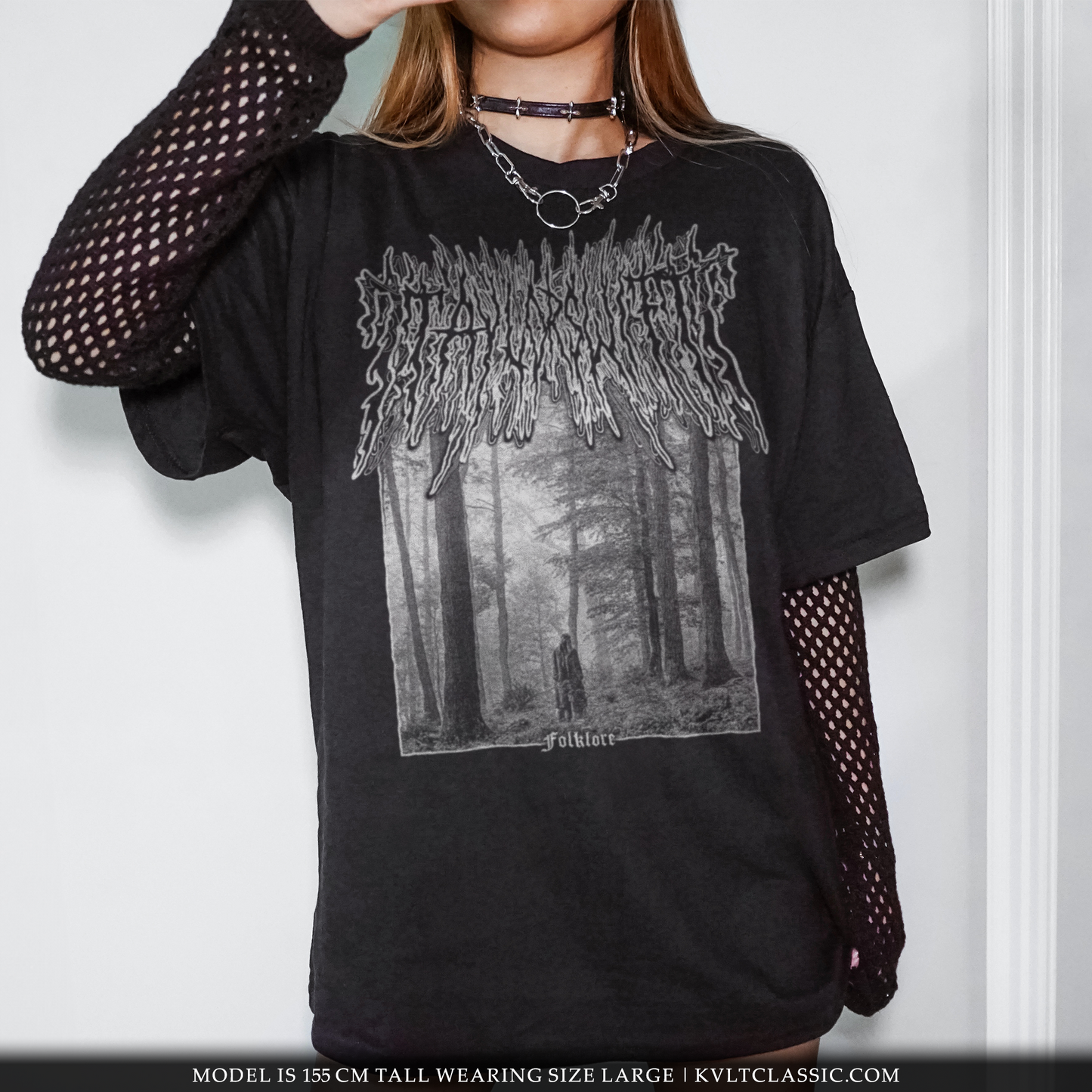 Taylor Swift 'Folklore' Metal Band T-Shirt
