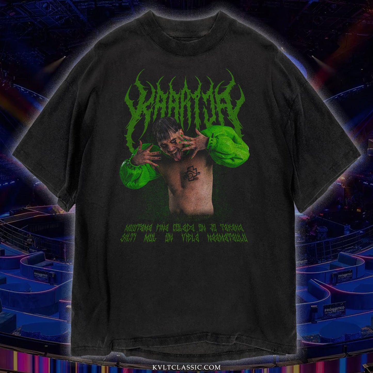 Kaarija 'Eurovision 2023' Metal Band T-Shirt - Colour