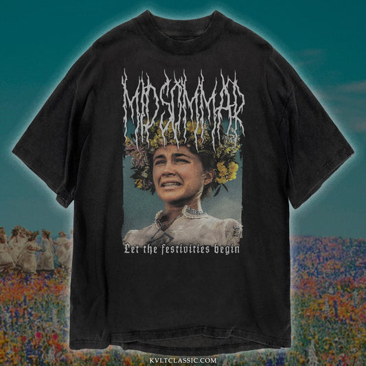 Midsommar 'Festivities' Metal Film T-Shirt - Colour