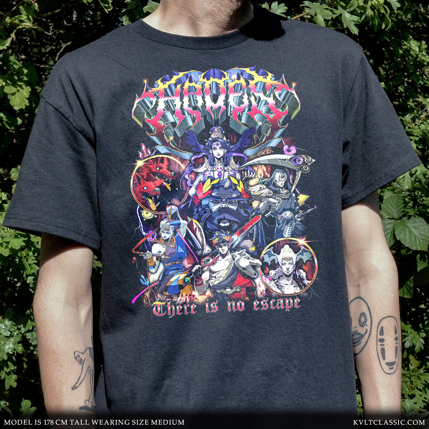Hades 'No Escape' Metal Video Game T-Shirt