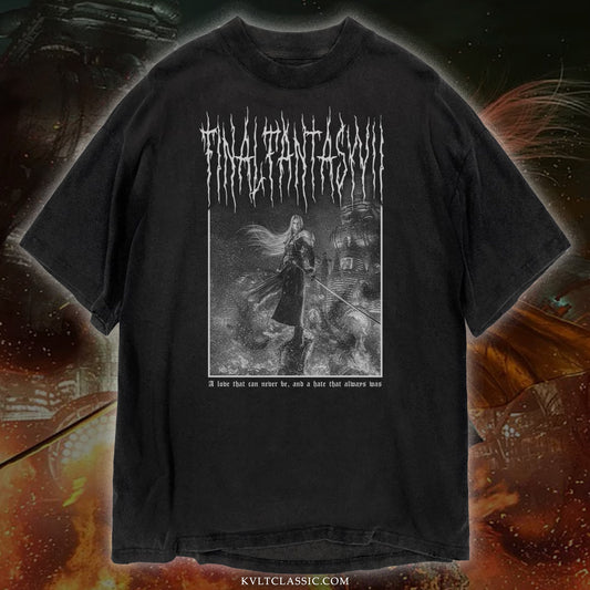 Final Fantasy VII 'Sephiroth' Metal Video Game T-Shirt
