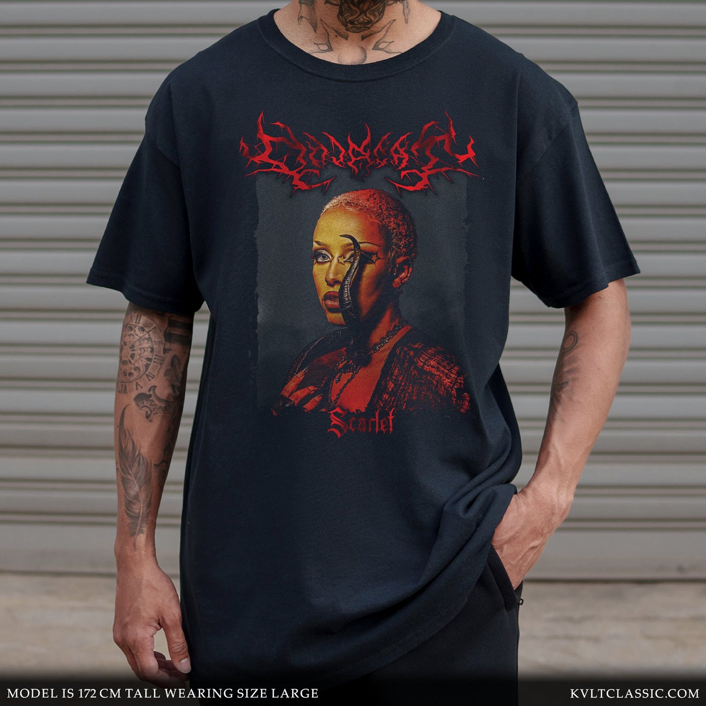Doja Cat 'Scarlet' Metal Band T-Shirt
