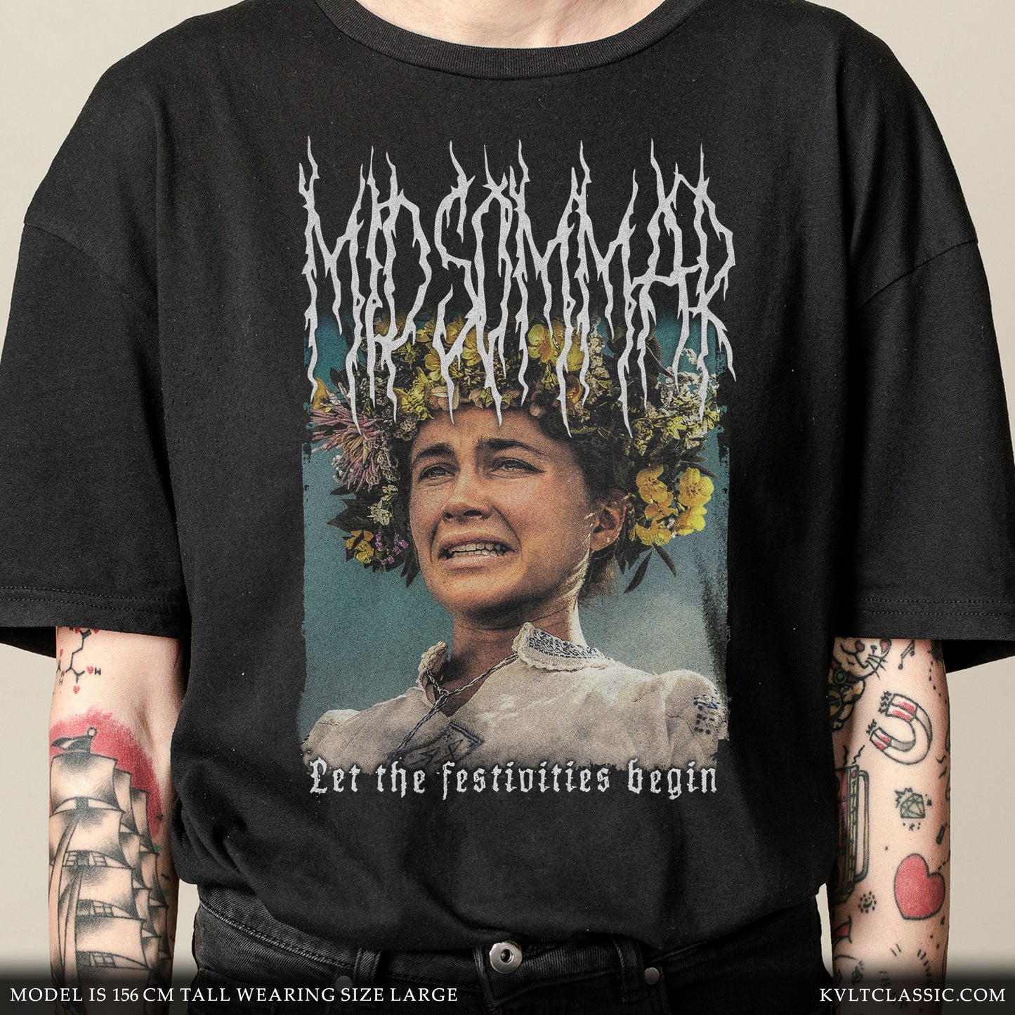 Midsommar 'Festivities' Metal Film T-Shirt - Colour